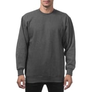 Pro Club Mens Heavyweight 13oz Crew Neck Fleece Pullover Sweatshirt NVY-XL
