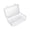 Clear, variant on NovaStitch 42 Pin Icing Tip Storage Box Piping Nozzle Organizer Case for Cake Decorating Tool Set Supplies with Fixed Pins in Clear