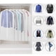 thumbnail image 4 of Bolsa para colgar ropa, ligera, a prueba de polvo (juego de 6) con cremallera completa para estudio, almacenamiento en armario y viajes, 4 of 5