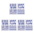 thumbnail image 1 of Yuarrent Calcomanía de cerámica de estilo oriental para manualidades Porcelana artesanal para porcelana Calcomanía de papel de porcelana Type1 NO1, 1 of 1