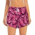 thumbnail image 2 of Balery Butterfly Pantalones cortos deportivos para mujer con forro y dos bolsillos, elásticos, para entrenamiento, gimnasio, yoga-XX-Large, 2 of 7