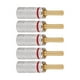 thumbnail image 4 of Conector banana sin soldadura, 5 piezas J.10054 Conector banana dentado Conector banana dentado Conector banana chapado en oro Funcionalidad versátil, 4 of 14