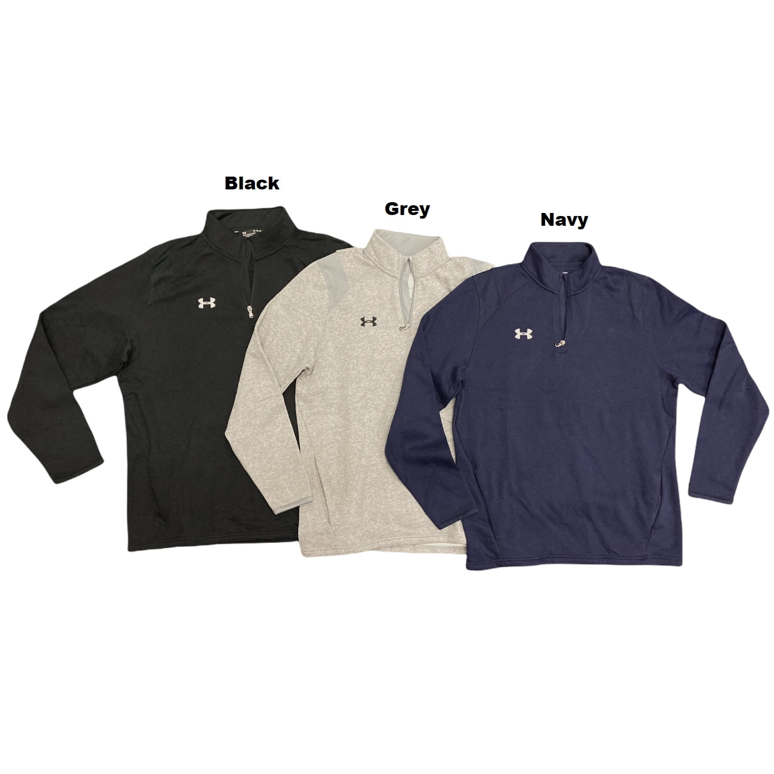 ua m's hustle fleece 1 4 zip