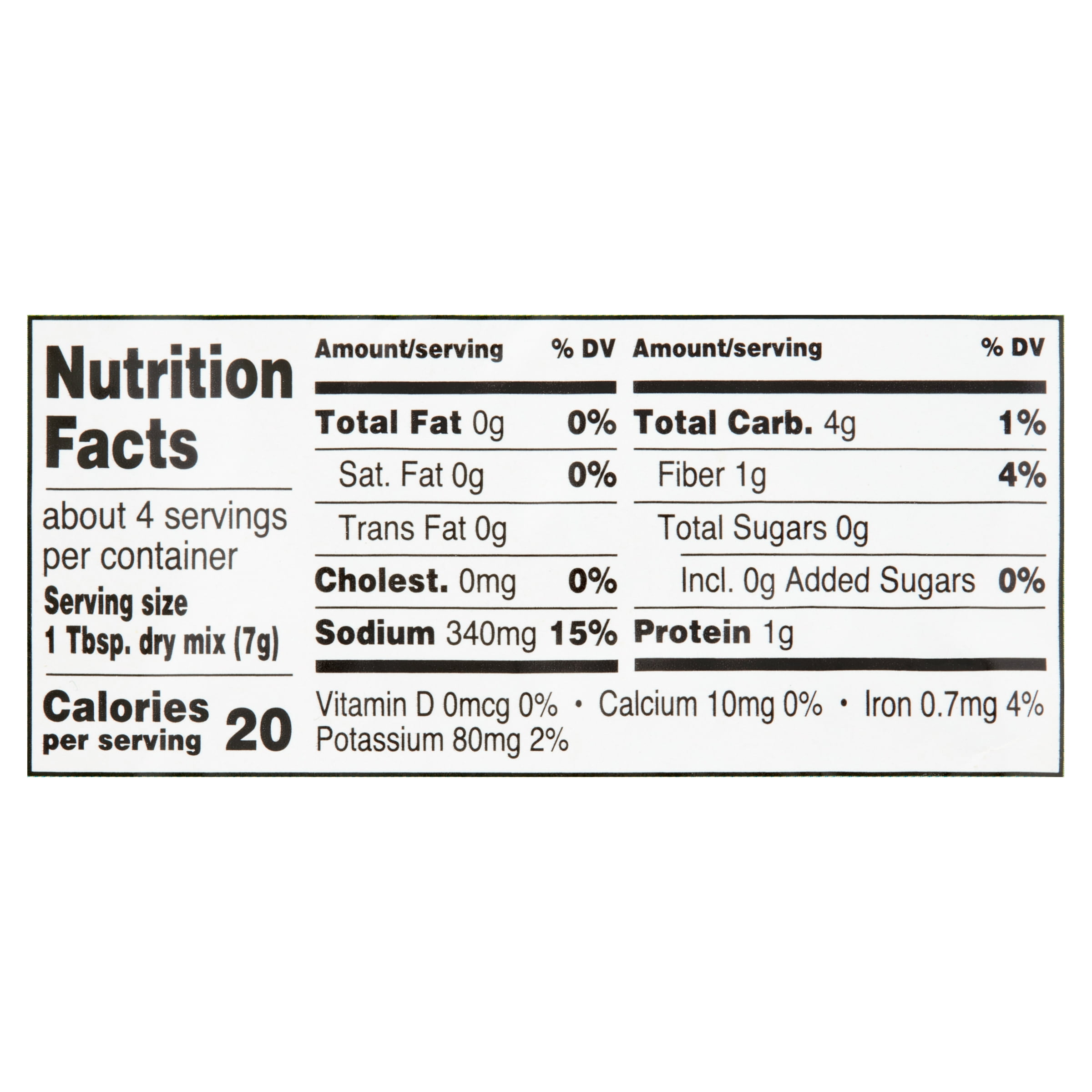 (24 pack) Great Value Mild Chili Seasoning Mix, 1 oz