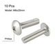 thumbnail image 2 of Tornillos de máquina Unique Bargains, tornillo Phillips M6x25mm, acero inoxidable 304, sujetadores tornillos 10Pcs, 2 of 3