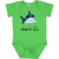 thumbnail image 3 of Inktastic Shark Life Fun Shark with Sunglasses Boys or Girls Baby Bodysuit, 3 of 5