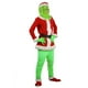 thumbnail image 3 of Disfraz de Papá Noel de monstruo de piel verde para Navidad, traje de Papá Noel, ropa de Anime, máscara divertida de Año Nuevo, conjunto de guantes para fiesta de Halloween, 3 of 3
