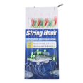 thumbnail image 2 of 10pcs Sabikis Rigs Bait Fishing Feather Lures Sea Herring Baits Simulated Fish Skin String Hooks Finished Line Set, 2 of 12