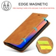thumbnail image 6 of LC.IMEEKE Leather For iPhone 12 Pro Case, Flip Wallet Leather Case with Card Holder Magnetic Closure Shockproof Kickstand Protective Phone Cases Cover For iPhone 12 Pro,Brown,For iPhone 12 Pro, 6 of 10
