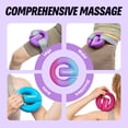 thumbnail image 4 of Electric Ergonomic Fascia Massager - 9 Adjustable Speeds for Deep Tissue Vibration & Full Body Relaxation, Portable Design with Quiet Technology and Long Battery Life to Aid Muscle Recovery, 4 of 6