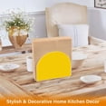 thumbnail image 5 of Haosy Napkin Holder for Table Acrylic Kitchen Paper Tissue Dispenser, 2 Pack, Yellow, 5 of 9