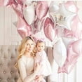 thumbnail image 5 of Globos de aluminio con forma de estrella de 18 pulgadas, decoraciones para bodas, globos plateados y dorados para niños, globos de cumpleaños, suministros para fiestas de bodas y baby shower, 5 of 5