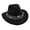 Z26-Black, variant on Felt Cattleman Cowboy Hat Wide Brim Shapeable Western Hat for Men Women Cowgirl Halloween Country Concert