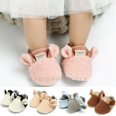 Toddler Girl snow Boots Shoes Newborn Baby Autumn Winter cotton Warm Soft Sole Plush