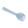 thumbnail image 2 of 100 Pcs Disposable Plastic Sporks - 4.4" Individually Wrapped Forks, 2 in 1 Forks and Spoons, Convenient Small Forks Alternative for Desserts, Yogurt, Ice Cream, Fruit, Salad & Birthday Cake (Blue), 2 of 6