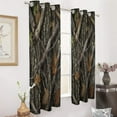 thumbnail image 3 of TEMU Forest Bark Camo Print Study Room Living Kitchen Bedroom For Blackout Curtain Printed 2 Panels, 3 of 6