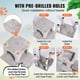 thumbnail image 2 of Cat Tree VEVOR de 63 pulgadas con 2 condominios para gatos, rascador, 2 of 9