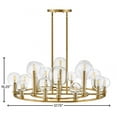 thumbnail image 3 of 30529LCB Hinkley Lighting Alchemy - Fifteen Light Large Chandelier in Transitional-Industrial Style - 37.75 Inches Wide by 16.25 Inches High-Lacquered, 3 of 6