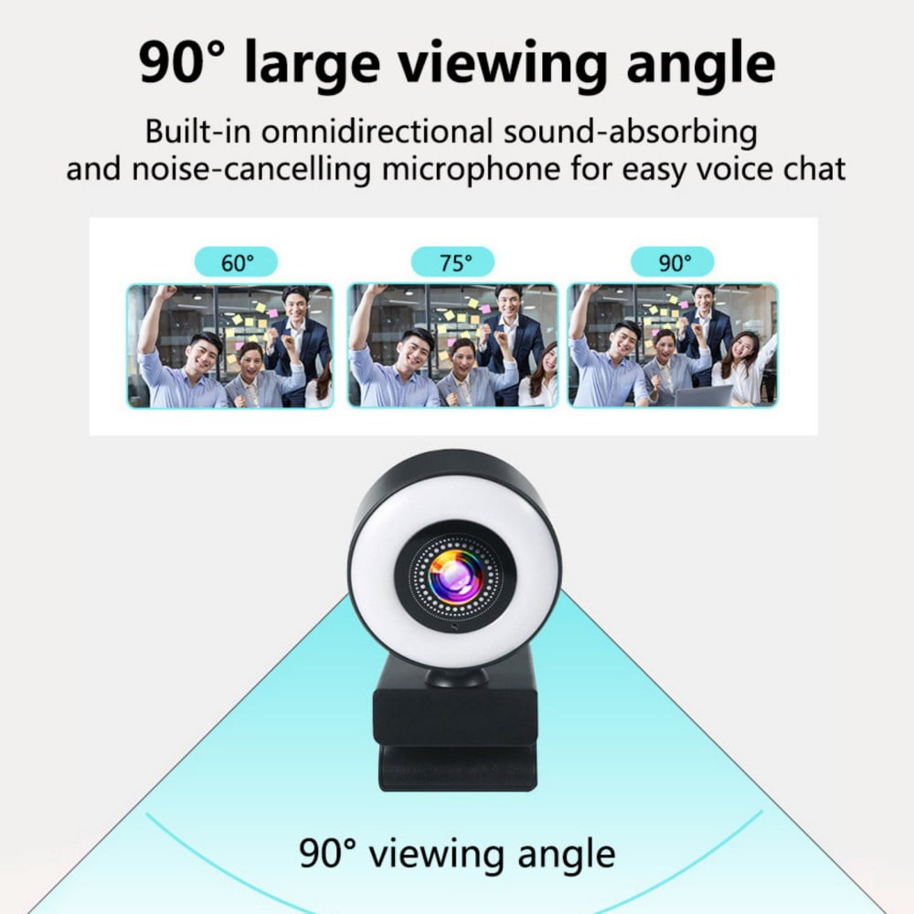 Angetube Streaming 1080P HD Webcam integrada en anillo ajustable de luz y  micrófono, cámara web AF de enfoque automático avanzado para Google Conoce  Xbox Gamer Facebook  Streamer : : Electrónicos