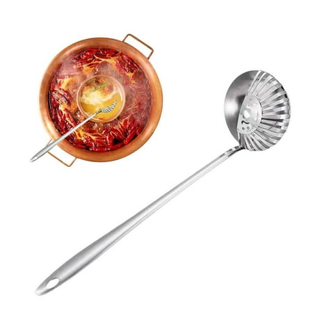 

Soup Spoons Stainless Steel Pot Spoons With Long Handle Spoon Home Strainer Cooking Colanders Utensils For Kitchen Tableware