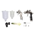 thumbnail image 2 of Pistola de pulverización de aire interfaz G1/4 Juego de pistola de pulverización ligera sin fugas con manómetro para reparación de automóviles, 2 of 8