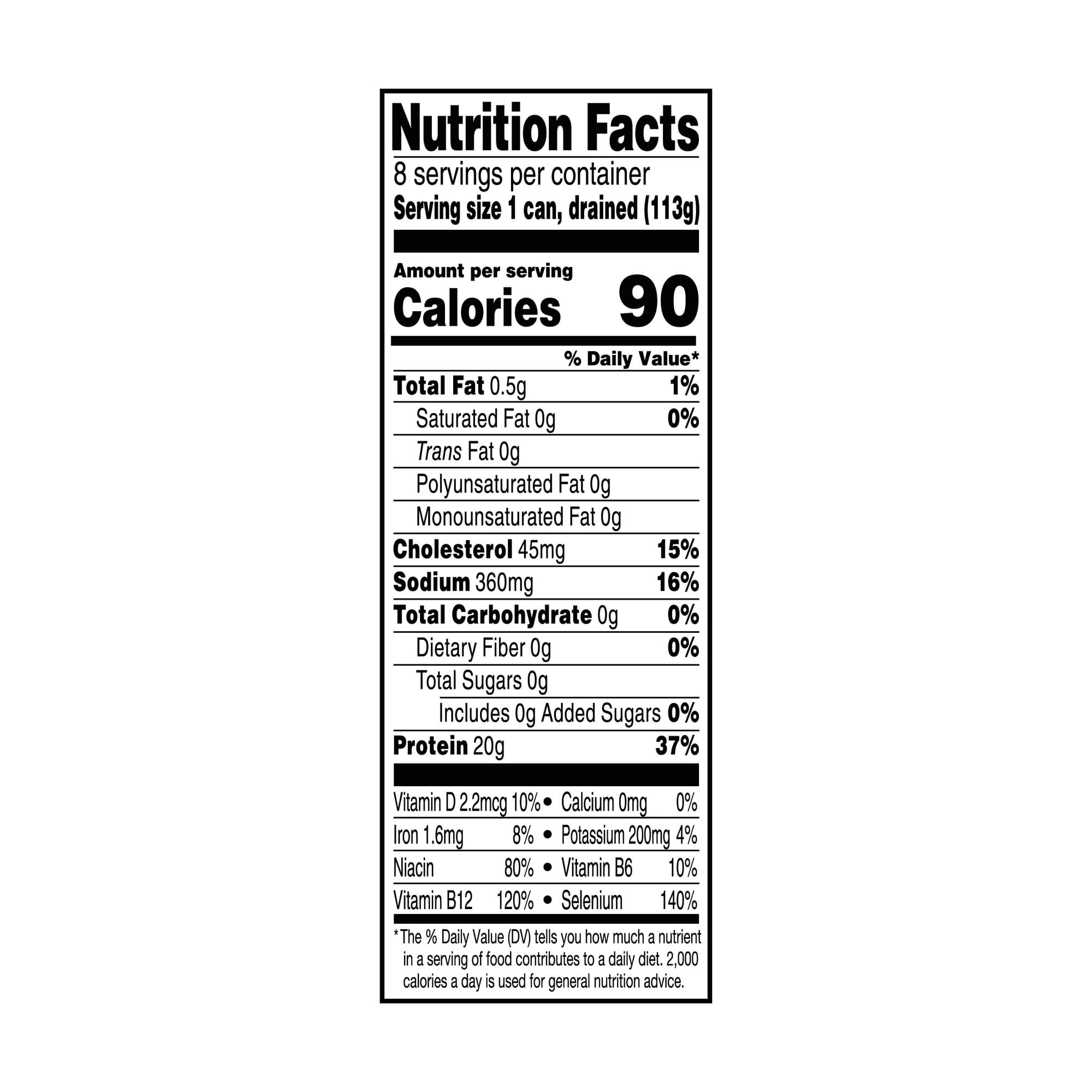 StarKist Chunk Light Tuna in Water, Wild Caught, 20g Protein, 8 Cans, 5 oz
