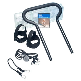 Total Gym Pilates Kit w/ DVD, Toe Bar, Leg Accessories & Ankle Cuffs, Black