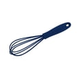 thumbnail image 4 of Batidor de huevos de acero inoxidable con mango suave Azul, 4 of 6
