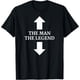 thumbnail image 1 of The Man - The Legend - The Man and His Legend - Camiseta de flechas, 1 of 2