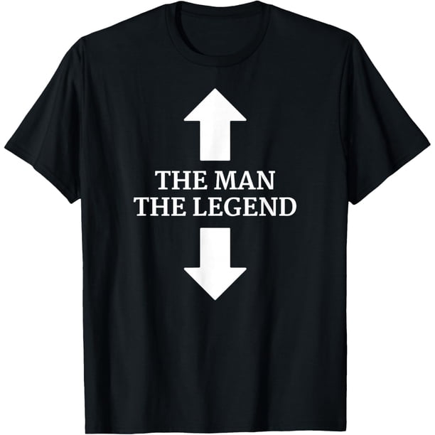 The Man - The Legend - The Man and His Legend - Camiseta de flechas