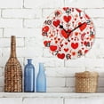 thumbnail image 3 of GZHJMY Valentine's Day Heart Wall Clock, Silent Non Ticking Battery Operated Round Clock for Kitchen Office School Home Decorative, 3 of 7