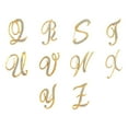 thumbnail image 3 of Ruanlalo 1 Pc Fashion Unisex Rhinestone English Letters Alphabet A-Z Brooch Pin Ornament Silver U, 3 of 6