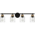 thumbnail image 4 of Baltic 4-Light Matte Black Vanity Light|Black, 4 of 5