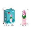 thumbnail image 1 of Amyove Creative Flower Building Blocks Simulation Bouquet Potted Building Bricks Toys For Home Decoration, 1 of 9