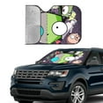thumbnail image 6 of Invader Zim Car Windshield Sun Shade Auto Front Window Sunshade Cover Block Uv Rays Sun Visor Protector Car Accessories For Car Truck Suv Medium, 6 of 9