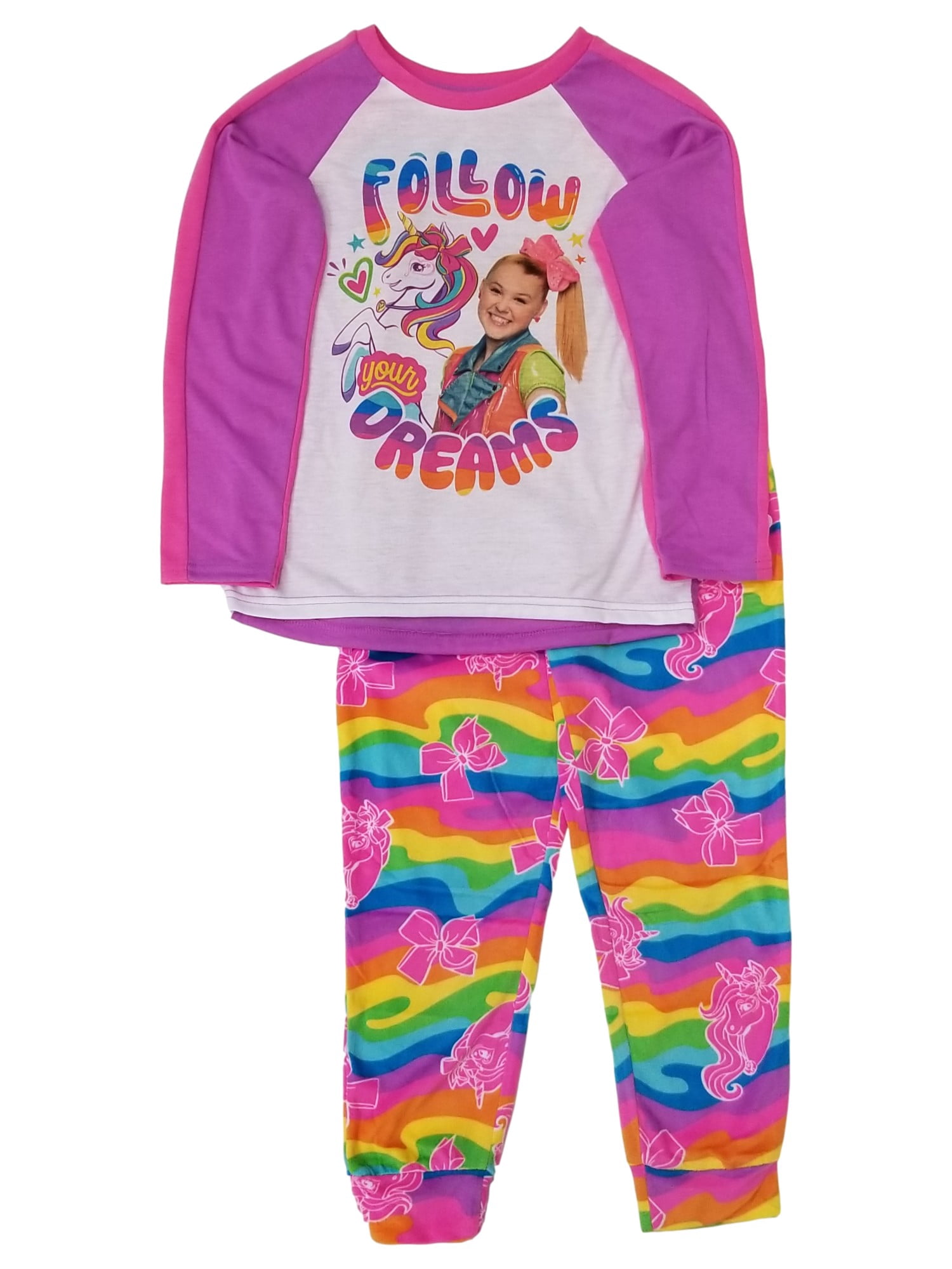 Jojo Siwa Girls Exclusive Long Sleeve 2-Piece Set Sizes 4-12