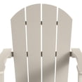 thumbnail image 4 of FADINGFREE Outdoor Patio Rocking Chair, All-Weather HDPE Patio Rocker with Wide Armrests for Porch, Lawn & Garden, Sand, 4 of 9