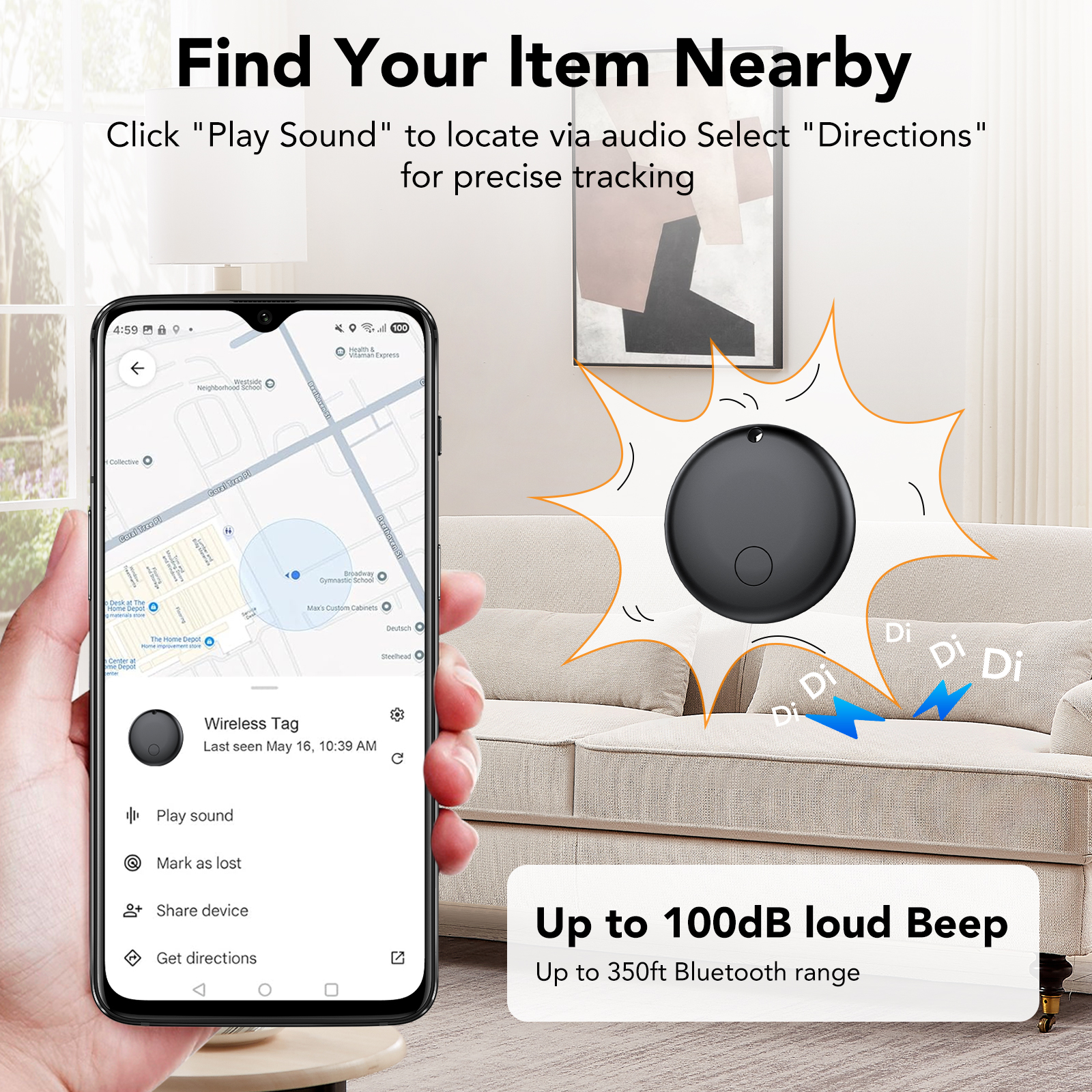 IKT Bluetooth Tracker Tags 4-Pack for Android photo 3