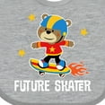 thumbnail image 4 of Inktastic Skateboard Future Skater Boys Baby Bib, 4 of 4