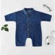 thumbnail image 5 of Gibobby Ropa Para Bebe de manga larga de otoño de algodón sólido para bebés recién nacidos, niñas y niños, mono, ropa vaquera(Azul oscuro, 2-3 Años), 5 of 5
