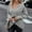 Gray, variant on Wrap Sweater Tops for Women Ribbed Knit V Neck Long Sleeve Fall Winter Pullover Stretchy Shirts Fashion Comfy Soft Cozy Loungewear Outdoor Knitwear Blouses