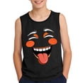 thumbnail image 3 of LIBRCLO Kids Tank Tops for Boys Size 6 Years Round Neck Lightweight Undershirts Casual Fashion Prints Sleeveless T Shirts Black, 3 of 6