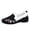Black -AM13, variant on Flats for Women Fleece Lined Closed Round Toe Fuzz Dress Polka Dot Shoes Casual Style, Winter Warmth, Comfortable Fit, Trendy Design