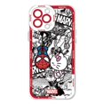 thumbnail image 3 of Marvel Spidermans funda de Hello Kitty para iPhone 15 Plus XR 13 Pro Max 7 6s 14 Pro 12 Mini X XS 8 SE 11 bolsa transparente suave, 3 of 5