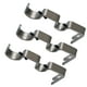thumbnail image 4 of Juego de 3 soportes de barra de cortina de metal ajustables para barras de 1 y 5/8 pulgadas, resistentes gris, 4 of 6