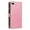 Pink, variant on Wallet Case Compatible with iPhone 8 Plus/7 Plus, Luxury ID Cash Credit Card Slots Zipper Holder Carrying Pouch Folio Flip PU Leather Cover [Detachable Crossbody Strap & Wrist Strap], Brown