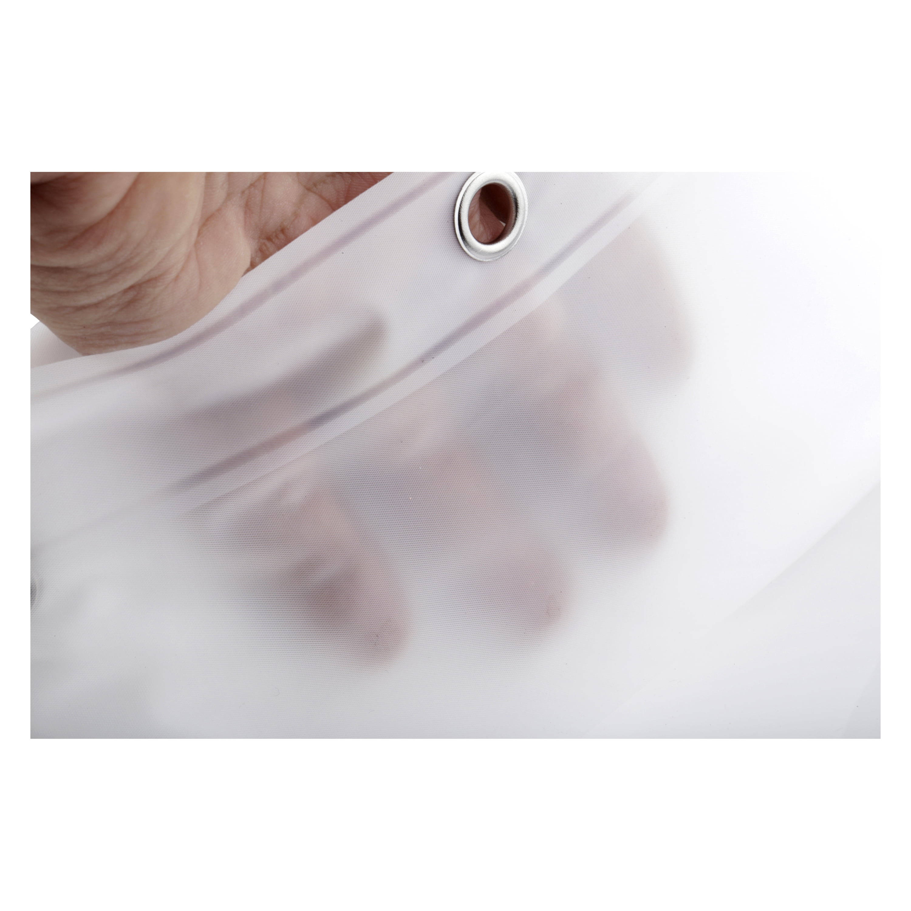 Mainstays Medium Weight Frosty Shower Liner, 1 Each