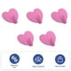 thumbnail image 4 of GOOHOCHY 10 ganchos autoadhesivos sin rastro, ganchos de corazón coloridos, gancho de hierro, 4 of 7