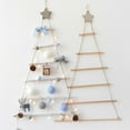 thumbnail image 2 of Adornos colgantes de madera con forma de estrella navideña, decoración de paredes y árboles, 2 of 9