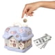 thumbnail image 1 of Hucha Kawaii, caja para billetes, tarro para guardar monedas con cerradura, decoración del hogar (E), 1 of 7